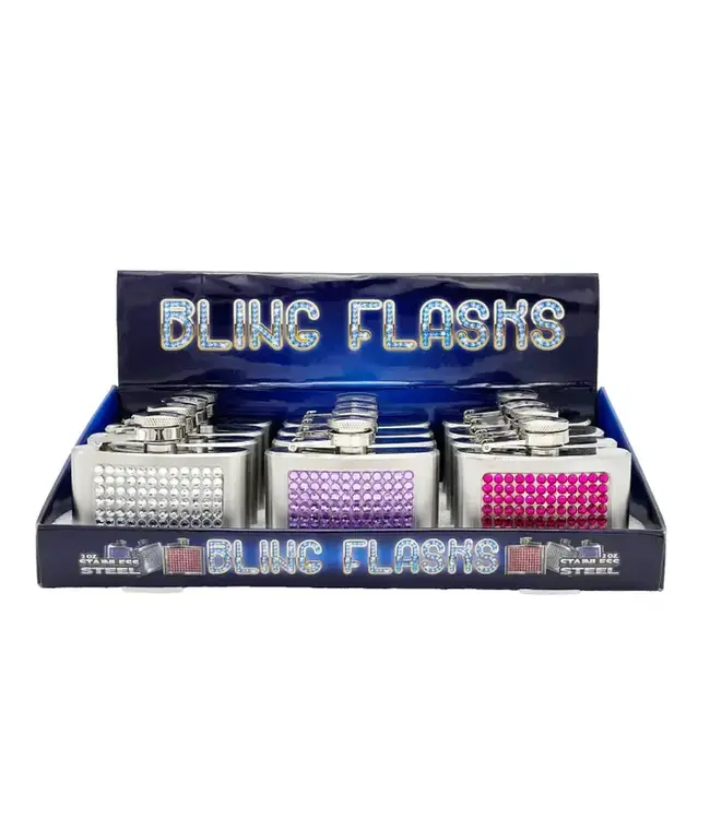 ISLAND DOGS Mini 2 oz Bling Flask