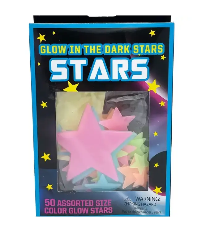 ISLAND DOGS Glow Stars 50 Pc