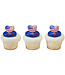 BAKERY CRAFTS I Love the USA Cupcake Rings