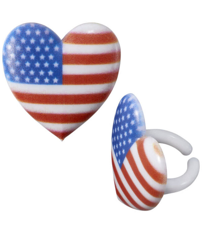 BAKERY CRAFTS I Love the USA Cupcake Rings