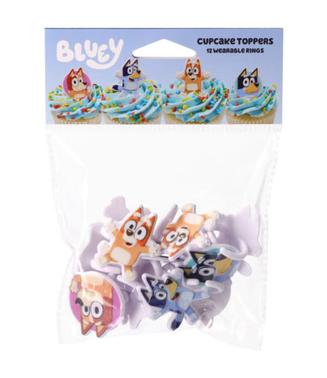 DECOPAC Bluey So Much Fun Retail Cupcake Rings