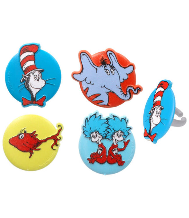 DECOPAC Dr. Seuss Assortment Cupcake Rings