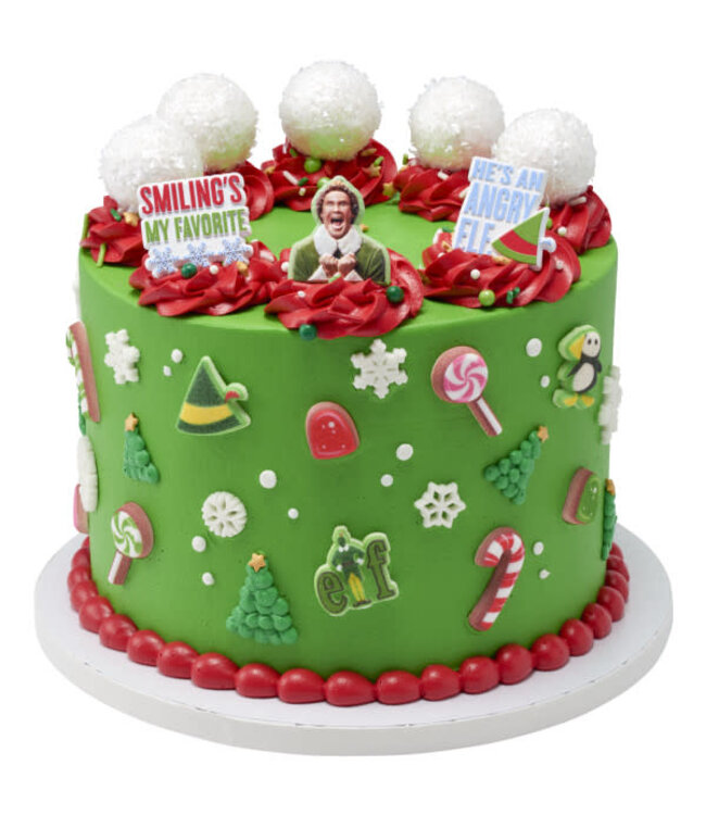 DECOPAC Elf 'Smiling's My Favorite' Cupcake Rings