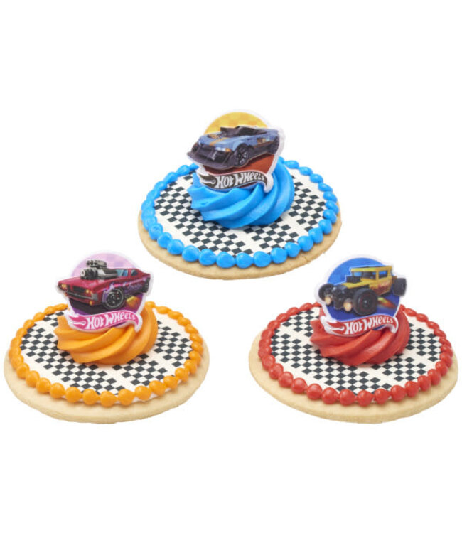 DECOPAC Hot Wheels™ Epic Stunt Cupcake Rings