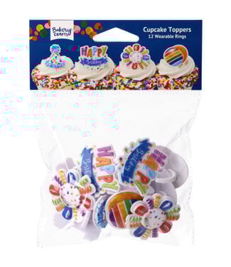 BAKERY CRAFTS Happy Birthday Cupcake Rings