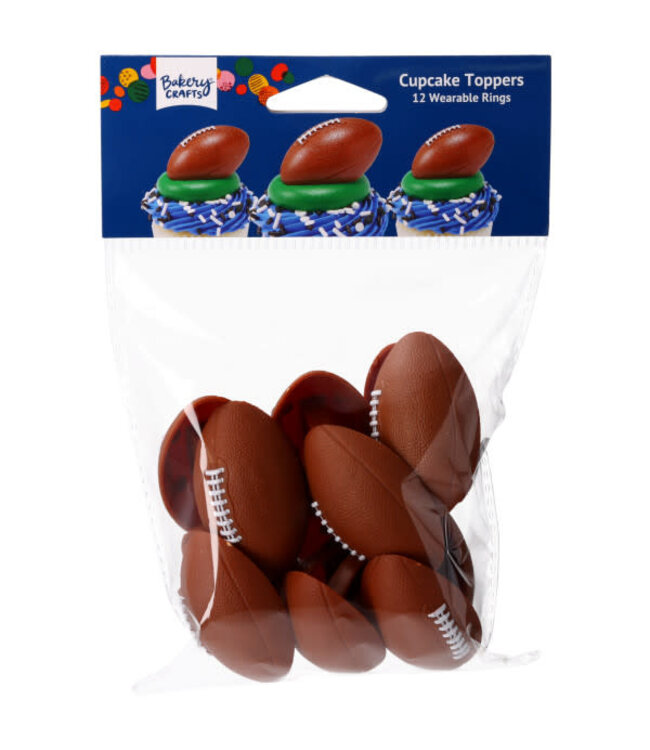 BAKERY CRAFTS 3D Football Cupcake Rings
