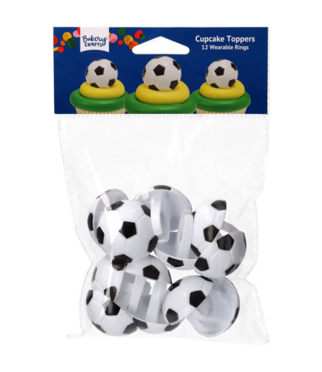 BAKERY CRAFTS 3D Soccer Cupcake Rings