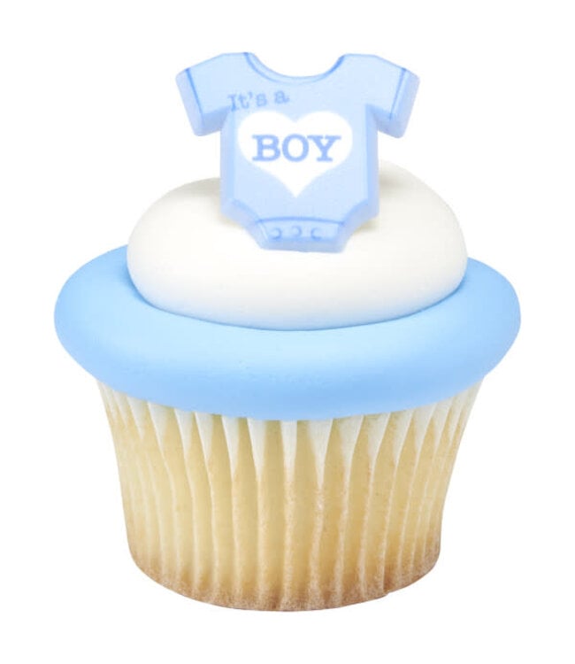 BAKERY CRAFTS It's a Boy Cupcake Rings