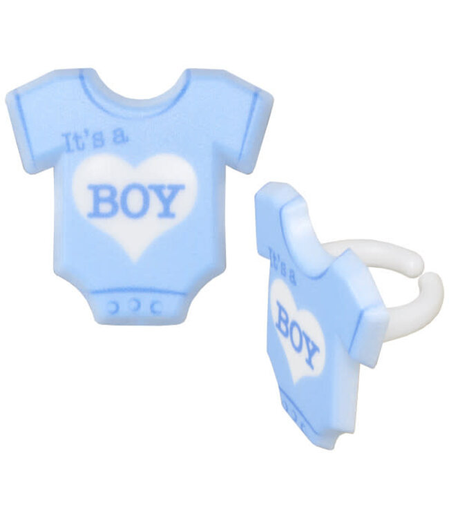BAKERY CRAFTS It's a Boy Cupcake Rings