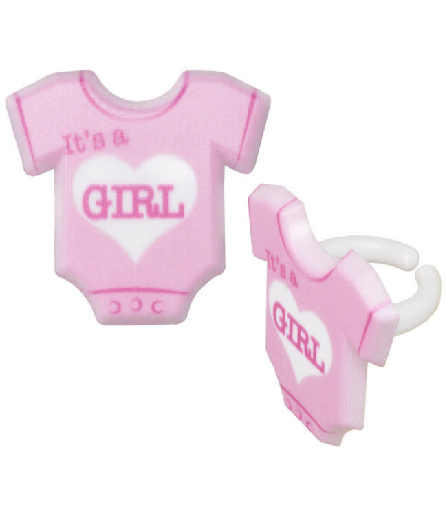 BAKERY CRAFTS It's a Girl Cupcake Rings