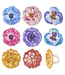 BAKERY CRAFTS Garden Flowers Cupcake Rings