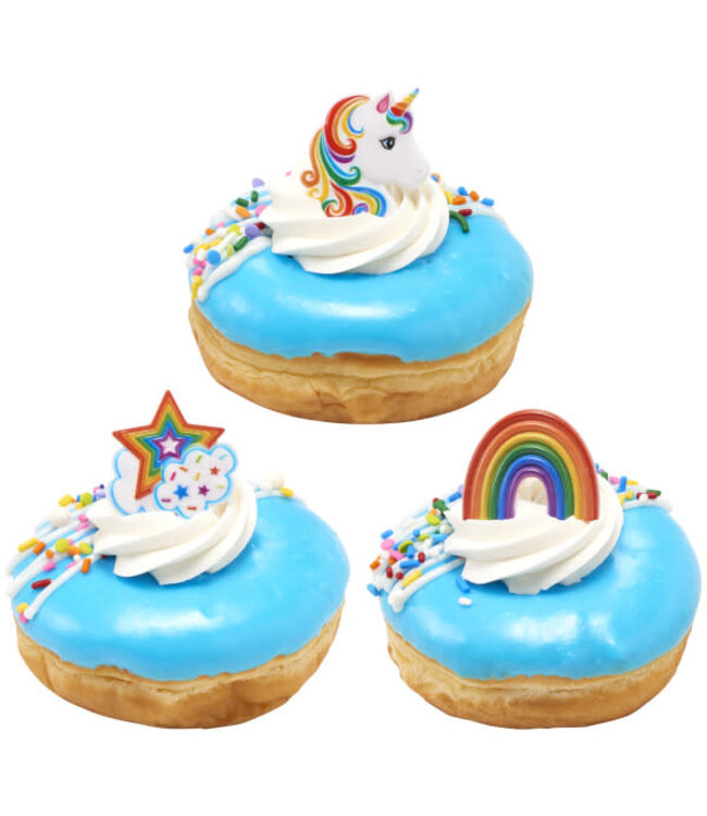 BAKERY CRAFTS Rainbow Unicorn Assortment Cupcake Rings