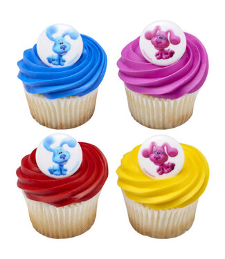 DECOPAC Blue's Clues & You! Blue and Magenta Cupcake Rings