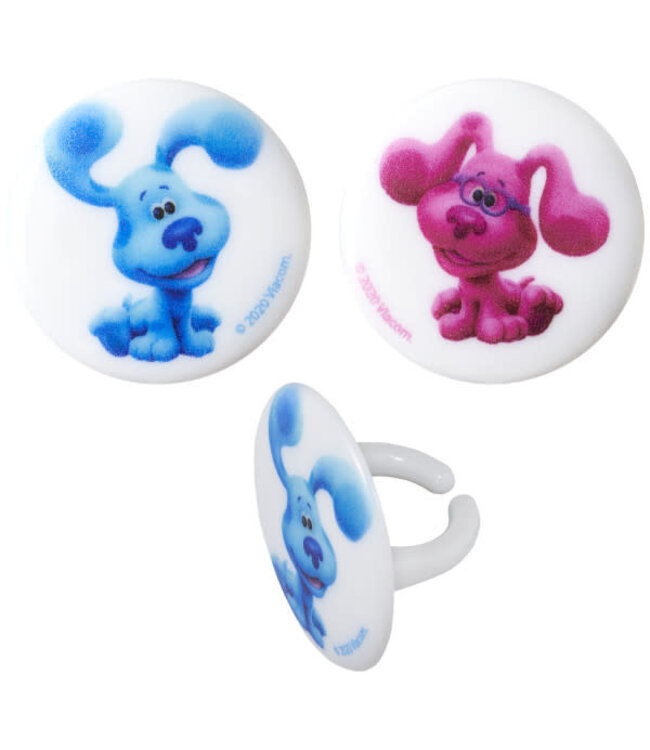 DECOPAC Blue's Clues & You! Blue and Magenta Cupcake Rings