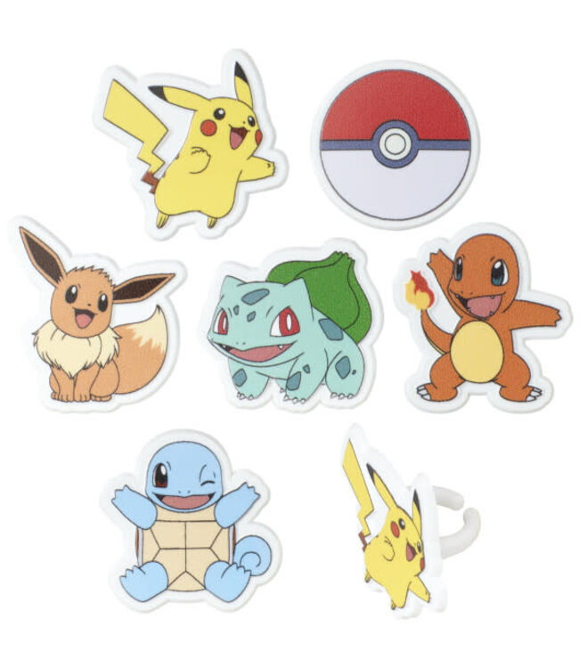 DECOPAC Pokémon Characters Cupcake Rings
