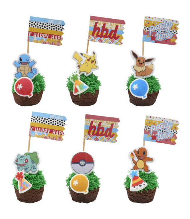 DECOPAC Pokémon Characters Cupcake Rings