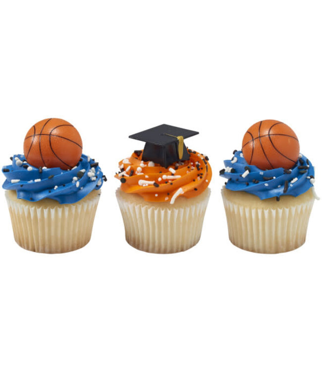 BAKERY CRAFTS 3D Basketball Cupcake Rings