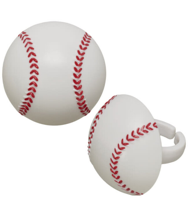 BAKERY CRAFTS 3D Baseball Cupcake Rings