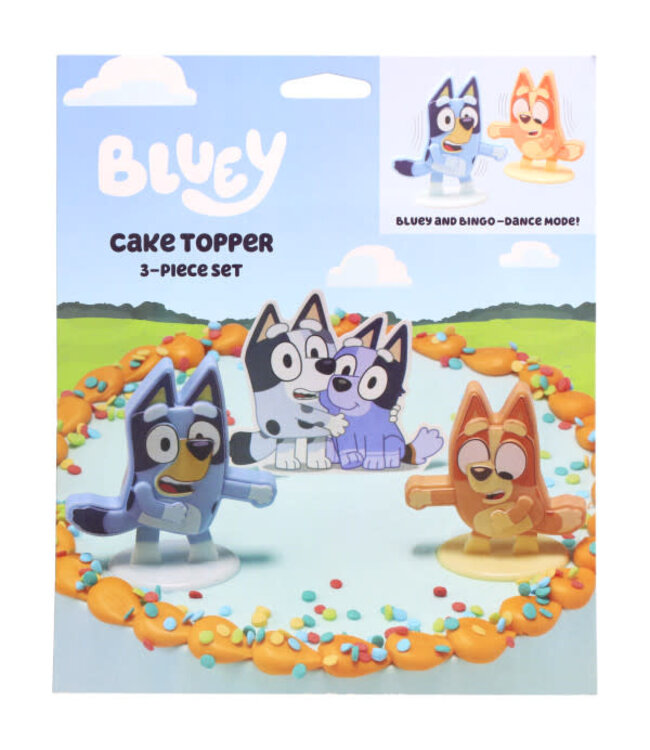 BAKERY CRAFTS Bluey Dance Mode Cake Decoration
