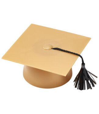 DECOPAC Gold Smooth Grad Hat Lay on