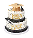 DECOPAC Gold Smooth Grad Hat Lay on