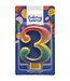 DECOPAC Metallic Numeral Candle