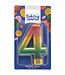 DECOPAC Metallic Numeral Candle