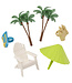 DECOPAC Beach Chair & Umbrella DecoSet®