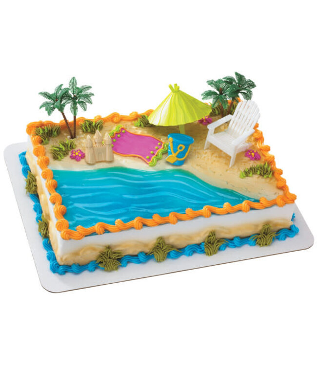 DECOPAC Beach Chair & Umbrella DecoSet®