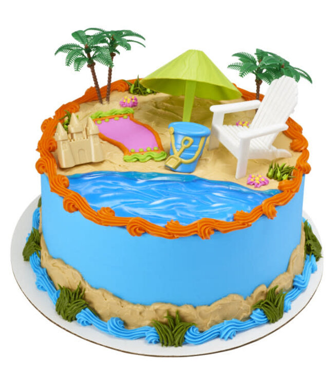 DECOPAC Beach Chair & Umbrella DecoSet®