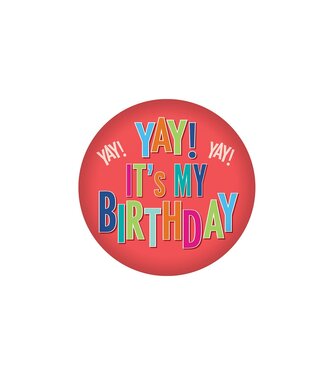 BEISTLE Yay! It's My Birthday Button