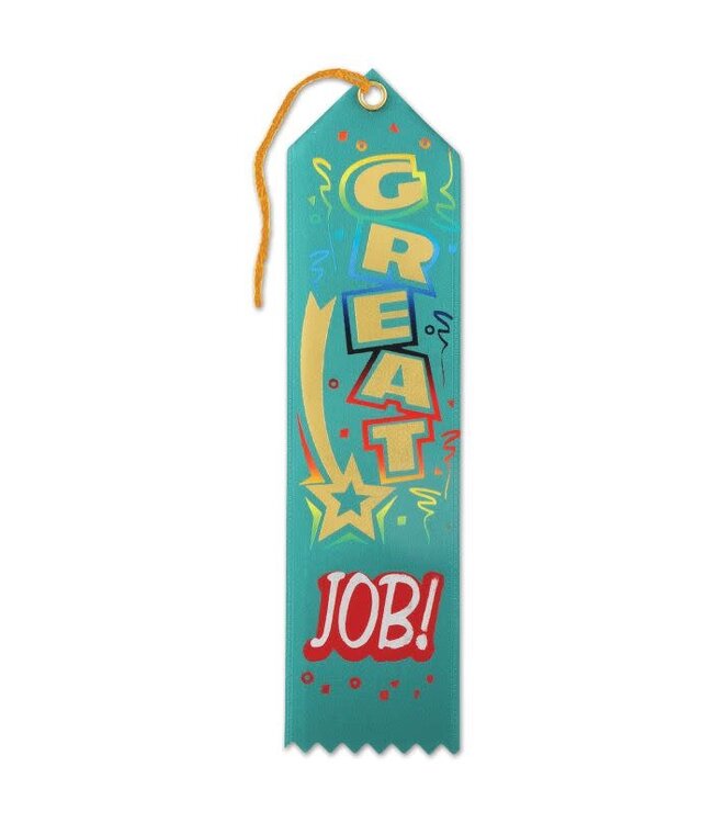 BEISTLE Great Job! Award Ribbon