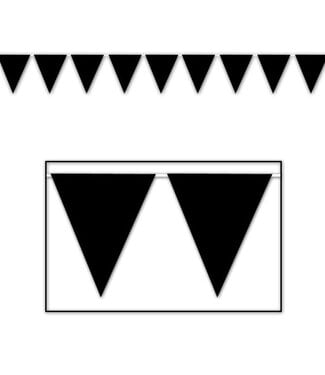 BEISTLE Black Pennant Banner