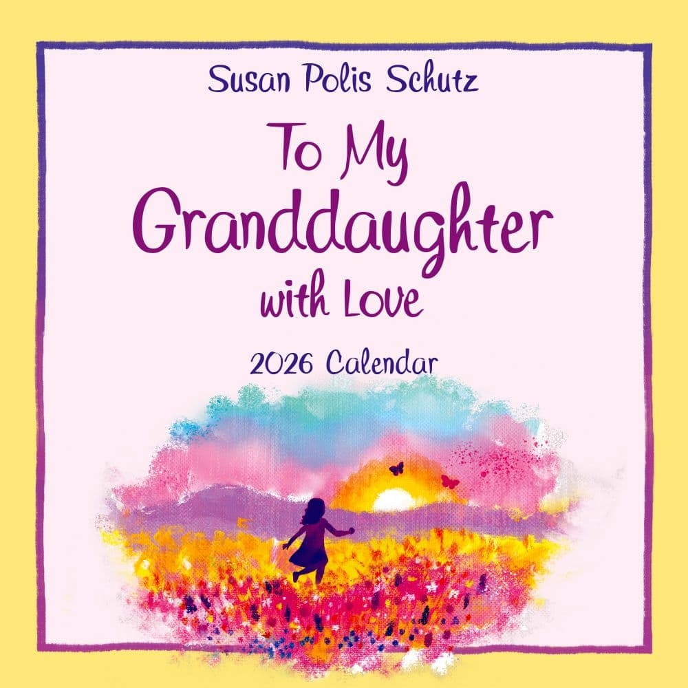 Blue Mountain Arts To My Granddaughter with Love 2026 Wall Calendar