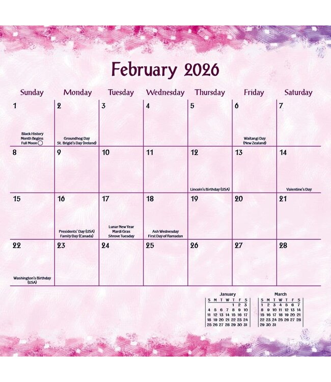 BLUE MOUNTAIN Blue Mountain Arts God Is Always Watching Over You 2026 Wall Calendar