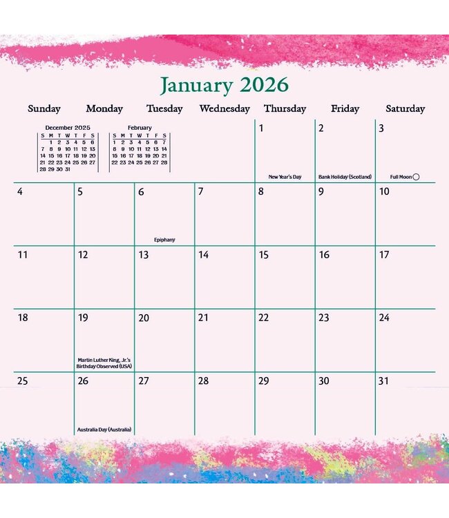 BLUE MOUNTAIN Blue Mountain Arts Friends Are the Most Special People in Life 2026 Wall Calendar