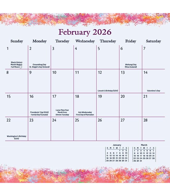 BLUE MOUNTAIN Blue Mountain Arts Friends Are the Most Special People in Life 2026 Wall Calendar