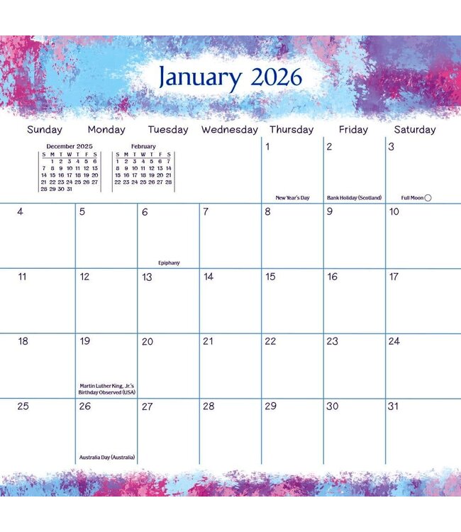 BLUE MOUNTAIN Blue Mountain Arts Sisters Are Forever 2026 Wall Calendar