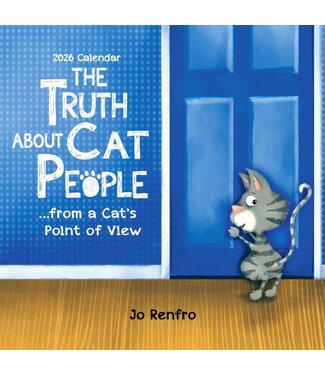 BLUE MOUNTAIN Blue Mountain Arts The Truth About Cat People from a Cat's Point of View 2026 Wall Calendar