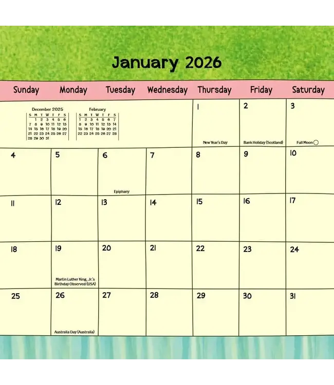 BLUE MOUNTAIN Blue Mountain Arts The Truth About Dog People from a Dog's Point of View 2026 Wall Calendar