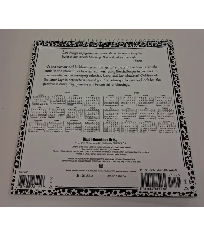 BLUE MOUNTAIN 2026 CALENDAR BELIEVE