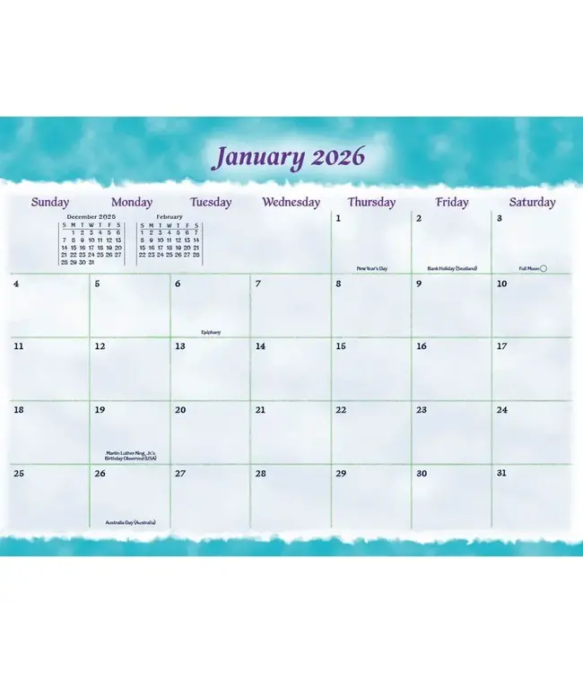 BLUE MOUNTAIN Blue Mountain Arts You Can Do Anything Words to Remember as You Follow Your Dreams 2026 Wall Calendar