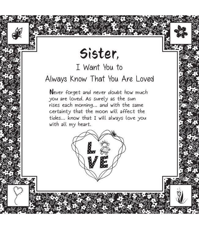 BLUE MOUNTAIN Blue Mountain Arts Sister I Love You 2026 Wall Calendar