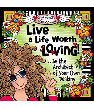 BLUE MOUNTAIN Blue Mountain Arts Live a Life Worth Loving Be the Architect of Your Own Destiny 2026 Wall Calendar