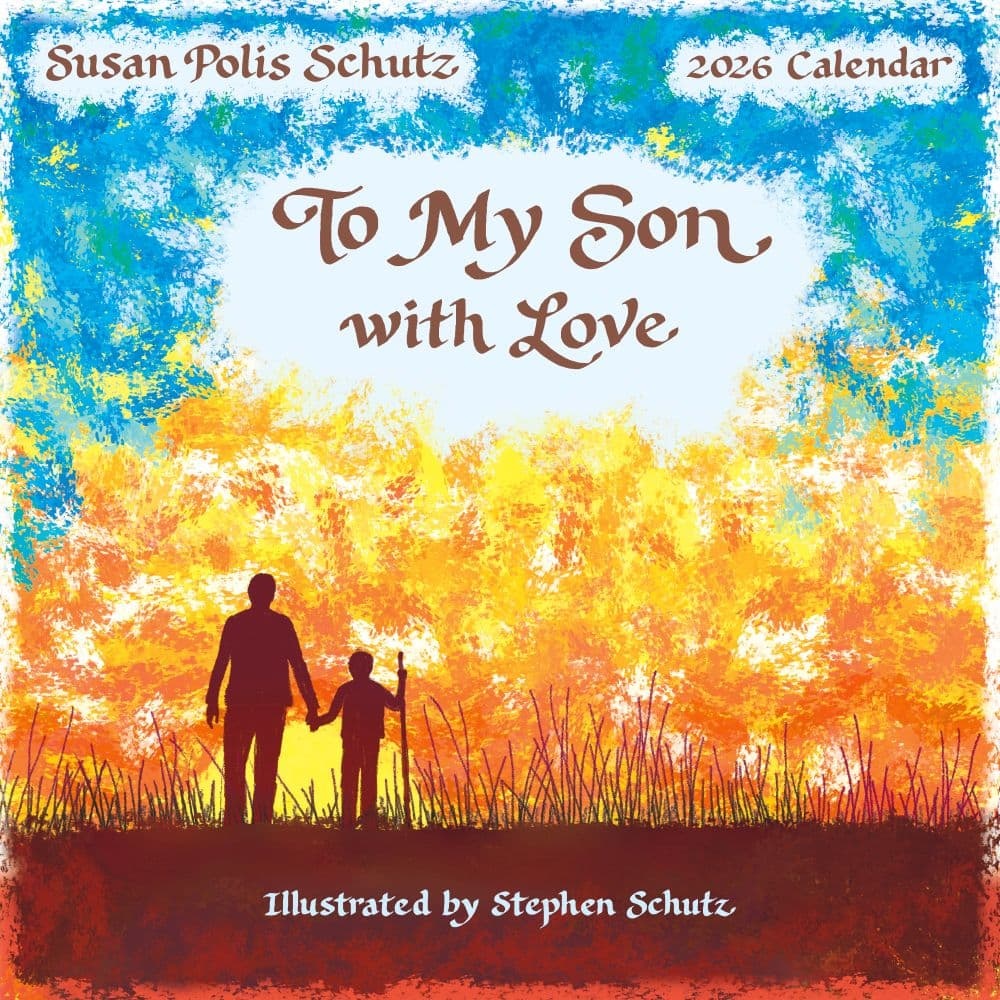 Blue Mountain Arts To My Son with Love 2026 Wall Calendar Party On!