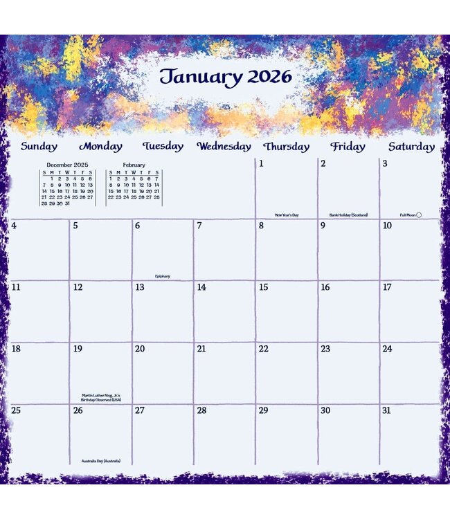 BLUE MOUNTAIN Blue Mountain Arts To My Son with Love 2026 Wall Calendar