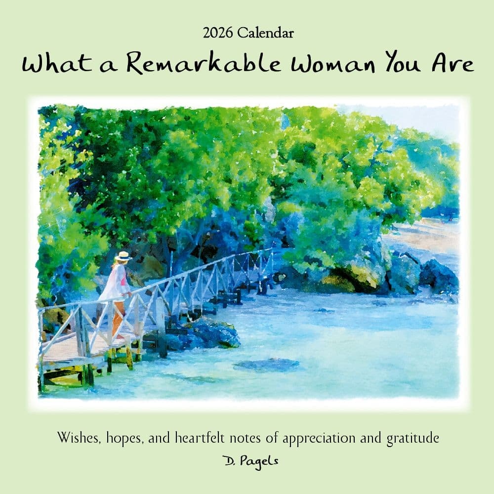 Blue Mountain Arts What a Remarkable Woman You Are 2026 Wall Calendar
