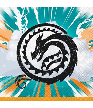 UNIQUE INDUSTRIES INC How to Train Your Dragon™ Party Disposable Paper Luncheon Napkins – 16 Ct.