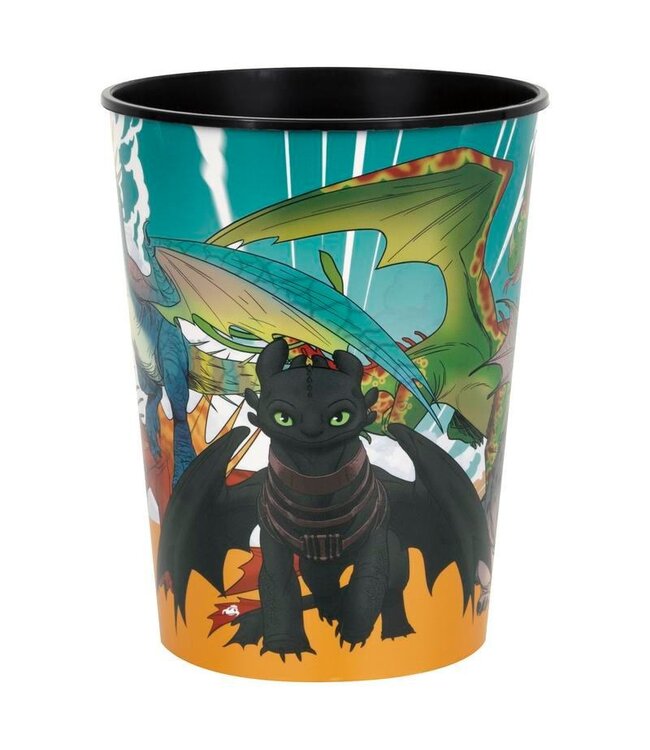 UNIQUE INDUSTRIES INC 16 oz. How to Train Your Dragon™ Party Reusable Plastic Favor Tumbler