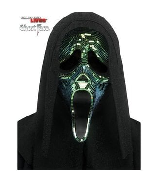 Fun World Ghost Face® Oil Slick Disco Mask